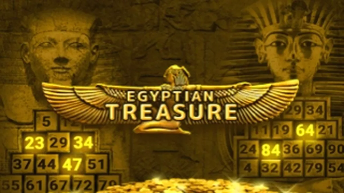 Egyptian Treasure slot game mobile interface