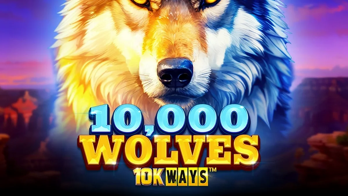 Ang 10,000 Wolves 10K Ways slot ay nagtatampok ng mga simbolo ng lobo at kalikasan sa isang klasikong arcade style.